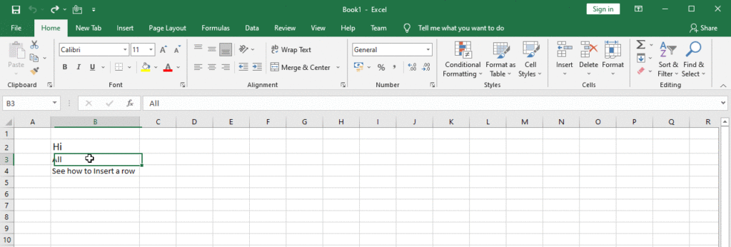 Manipulating Rows and Columns in Excel - SantExcelTutorial