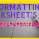 Formatting Workbook