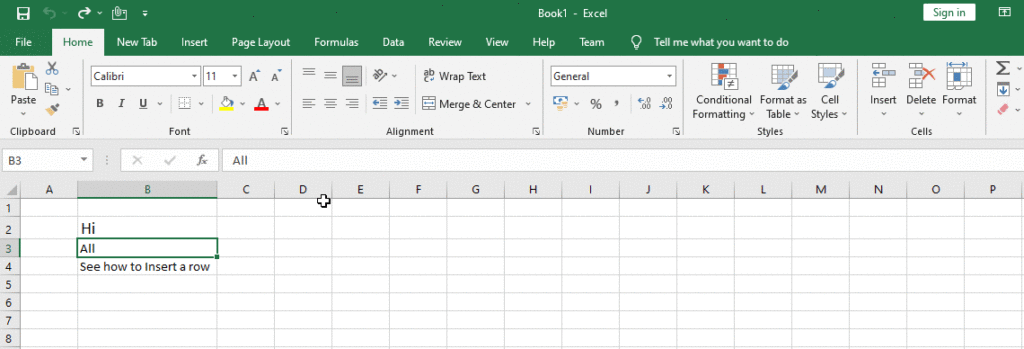 Manipulating Rows and Columns in Excel - SantExcelTutorial