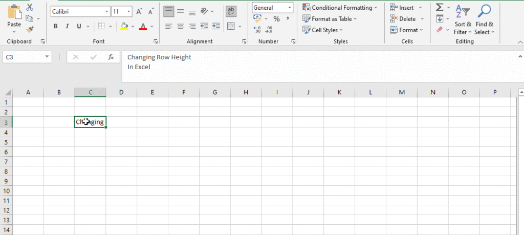 Manipulating Rows and Columns in Excel – MS Excel tutorial