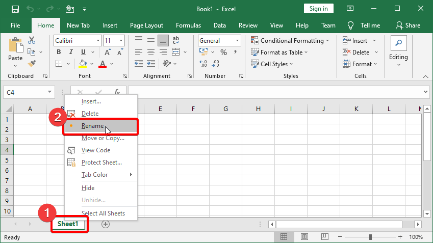 Overview Of Excel Worksheet Window - Santexceltutorial