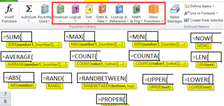 Excel Formula Examples