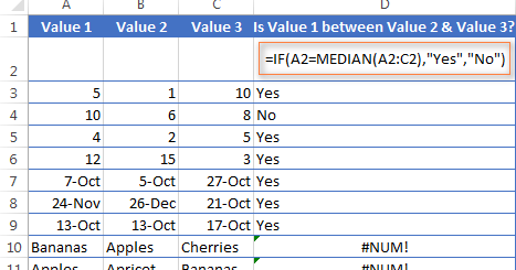 Logical Functions in Excel