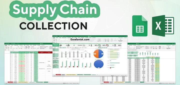 give me niche tag use for blogging and blog topic name is Using Excel in Supply Chain Management in commas.