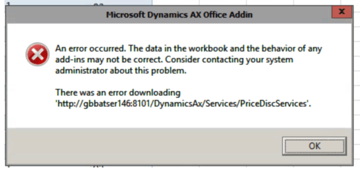Excel Add-in Errors