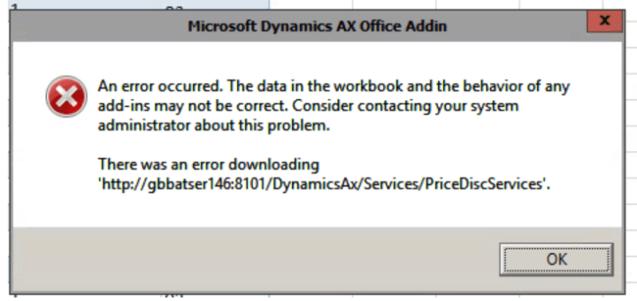 Excel Add-in Errors