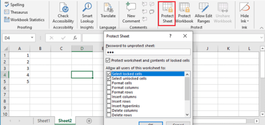 Excel Sheets WITHOUT Password