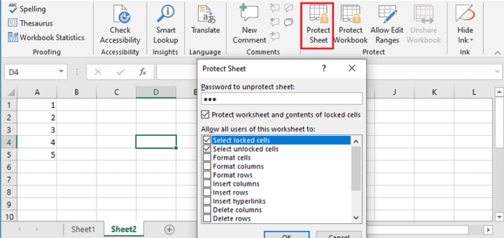 Excel Sheets WITHOUT Password