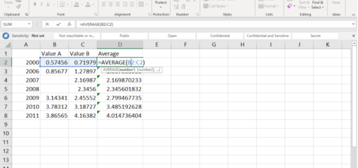 Excel Error Messages