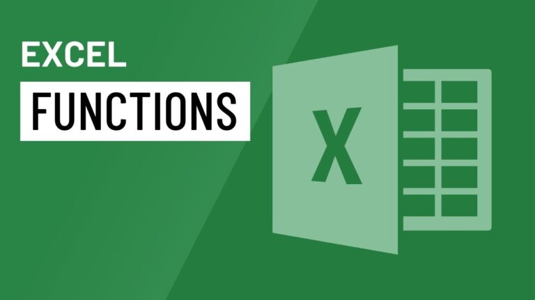 Excel Functions