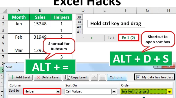 Excel Productivity Hacks