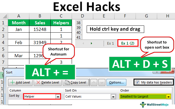 Excel Productivity Hacks