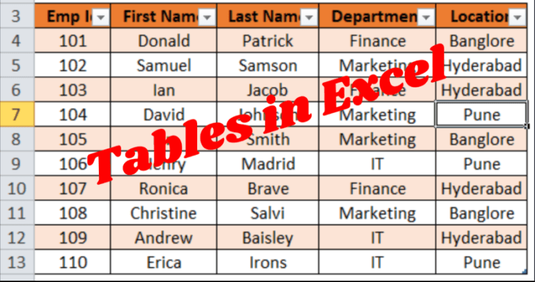 Table-in-Excel